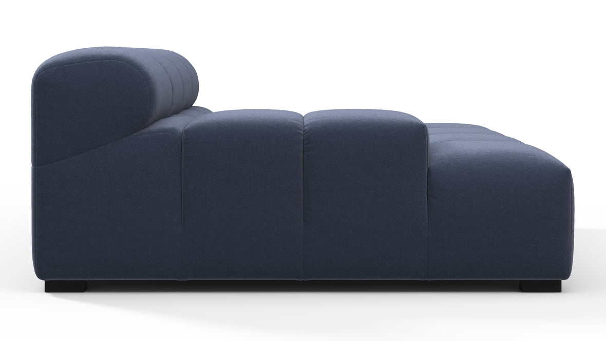 Tufty - Tufty Module, Deep Large Left Arm, Royal Blue Wool