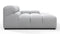 Tufty - Tufty Module, Deep Large Right Arm, Light Gray Wool