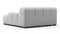 Tufty - Tufty Module, Deep Large Right Arm, Light Gray Wool