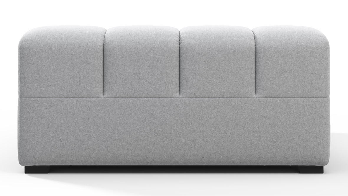 Tufty - Tufty Module, Deep Large Right Arm, Light Gray Wool