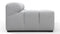 Tufty - Tufty Module, Extra Large Left Arm, Light Gray Wool