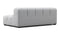 Tufty - Tufty Module, Extra Large Left Arm, Light Gray Wool