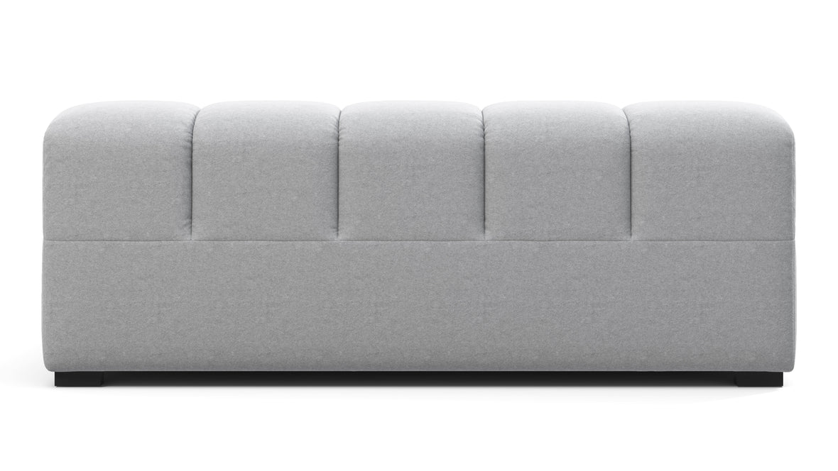 Tufty - Tufty Module, Extra Large Left Arm, Light Gray Wool