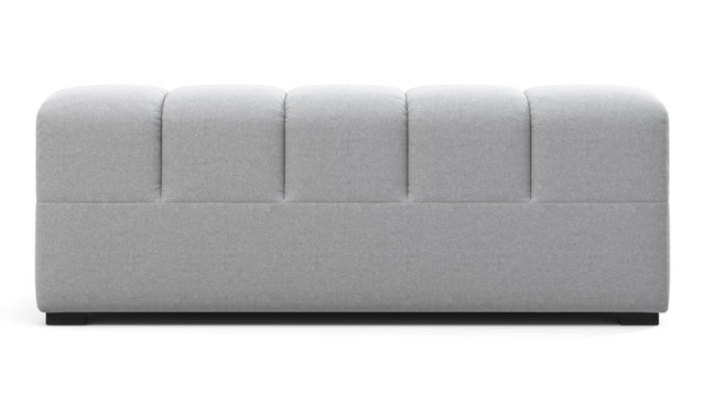 Tufty - Tufty Module, Extra Large Left Arm, Light Gray Wool