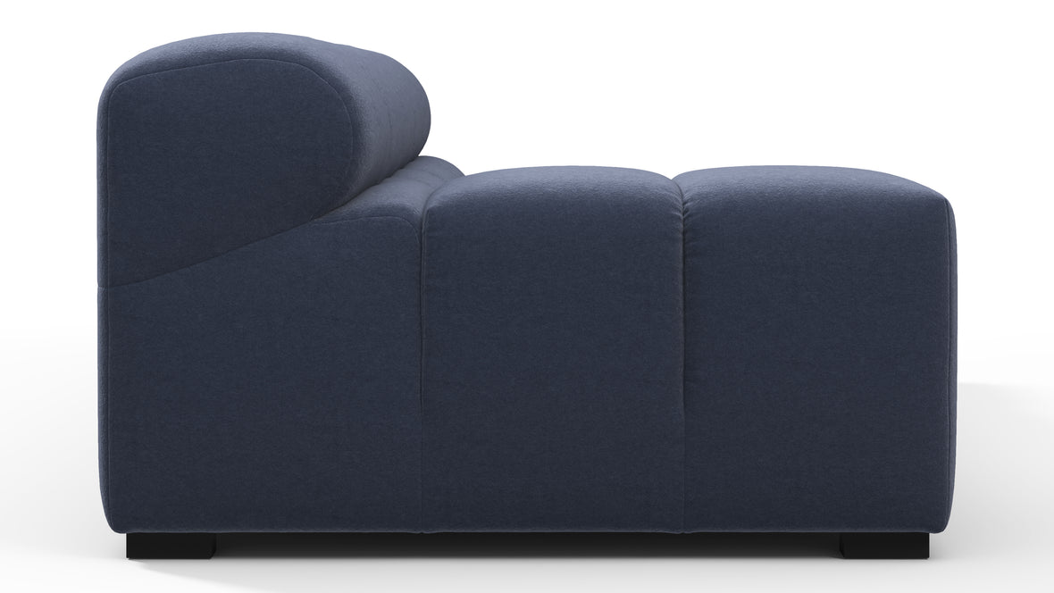 Tufty - Tufty Module, Extra Large Left Arm, Royal Blue Wool