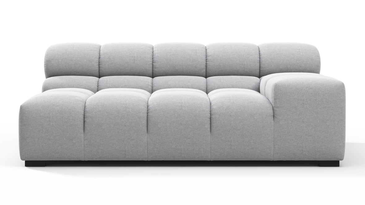 Tufty - Tufty Module, Extra Large Right Arm, Light Gray Wool