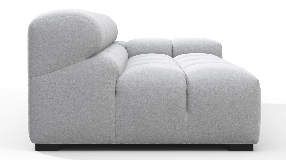 Tufty - Tufty Module, Extra Large Right Arm, Light Gray Wool