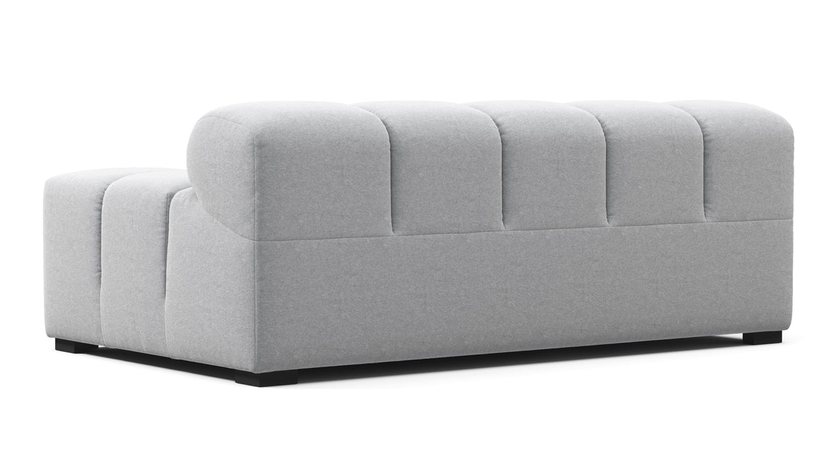 Tufty - Tufty Module, Extra Large Right Arm, Light Gray Wool