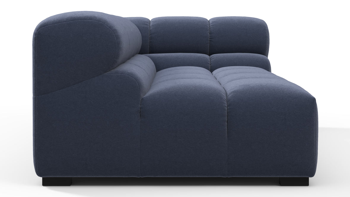 Tufty - Tufty Module, Extra Large Right Corner, Royal Blue Wool