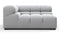 Tufty - Tufty Module, Large Left Corner, Light Gray Wool