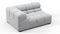 Tufty - Tufty Module, Large Left Corner, Light Gray Wool
