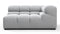 Tufty - Tufty Module, Large Right Corner, Light Gray Wool