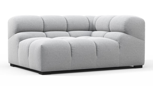 Tufty - Tufty Module, Large Right Corner, Light Gray Wool