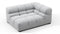 Tufty - Tufty Module, Large Right Corner, Light Gray Wool