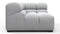 Tufty - Tufty Module, Large Right Corner, Light Gray Wool