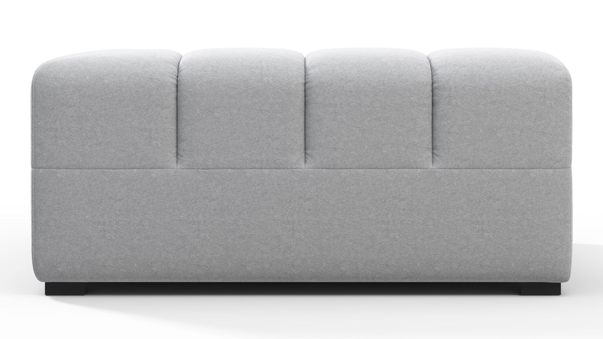 Tufty - Tufty Module, Large Right Corner, Light Gray Wool