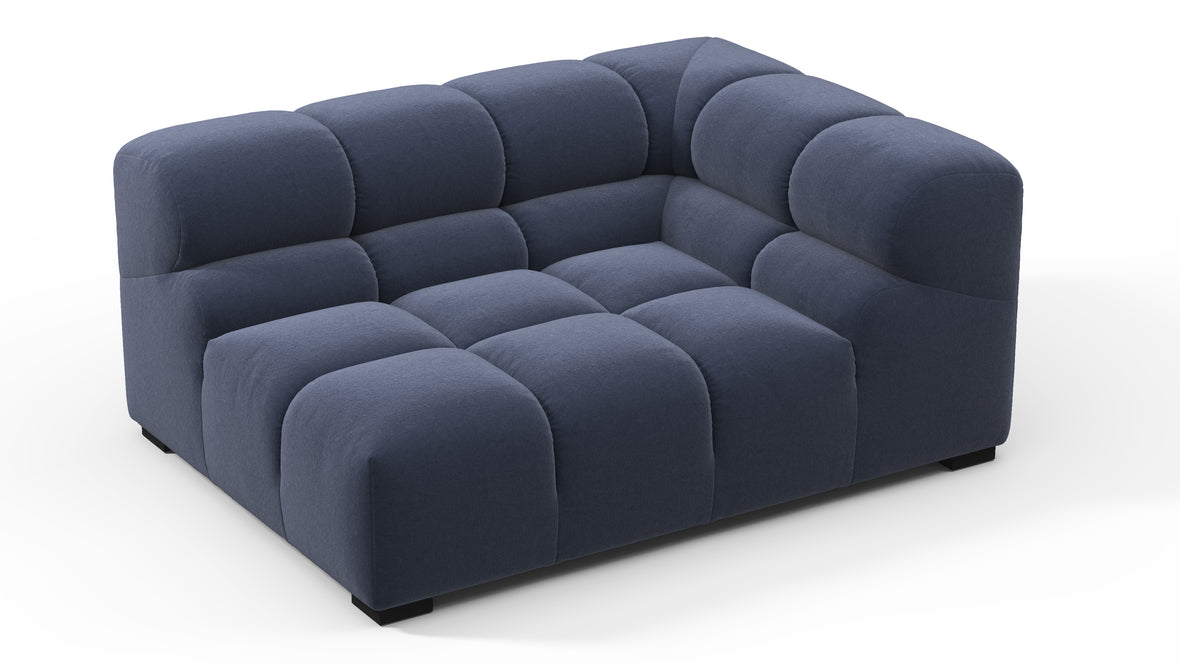 Tufty - Tufty Module, Large Right Corner, Royal Blue Wool