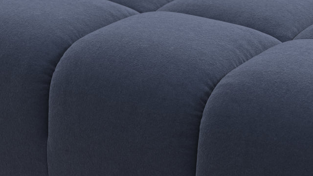 Tufty - Tufty Module, Left Chaise, Armless, Royal Blue Wool