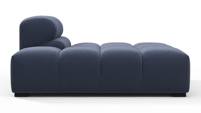 Tufty - Tufty Module, Left Chaise, Armless, Royal Blue Wool