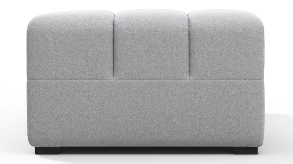 Tufty - Tufty Module, Left Corner, Light Gray Wool