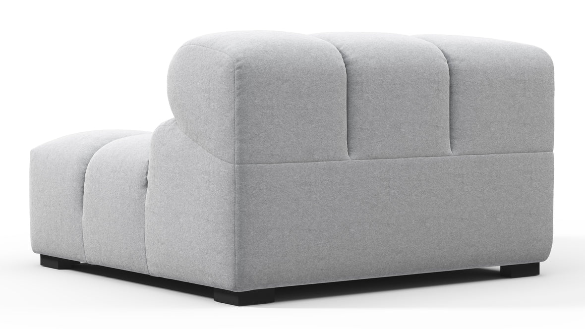 Tufty - Tufty Module, Left Corner, Light Gray Wool