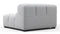 Tufty - Tufty Module, Left Corner, Light Gray Wool