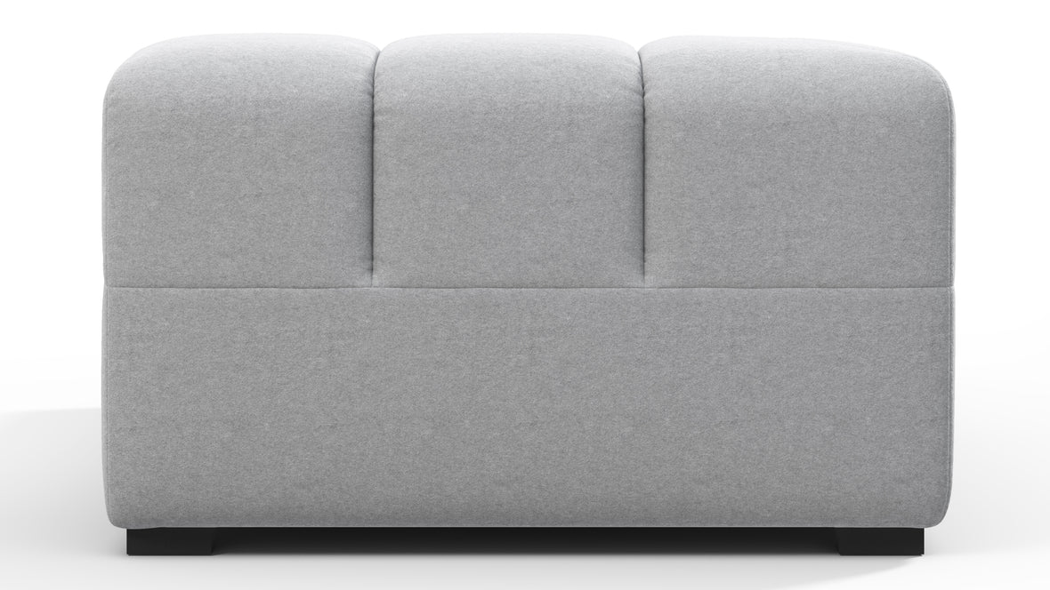 Tufty - Tufty Module, Left Corner, Light Gray Wool