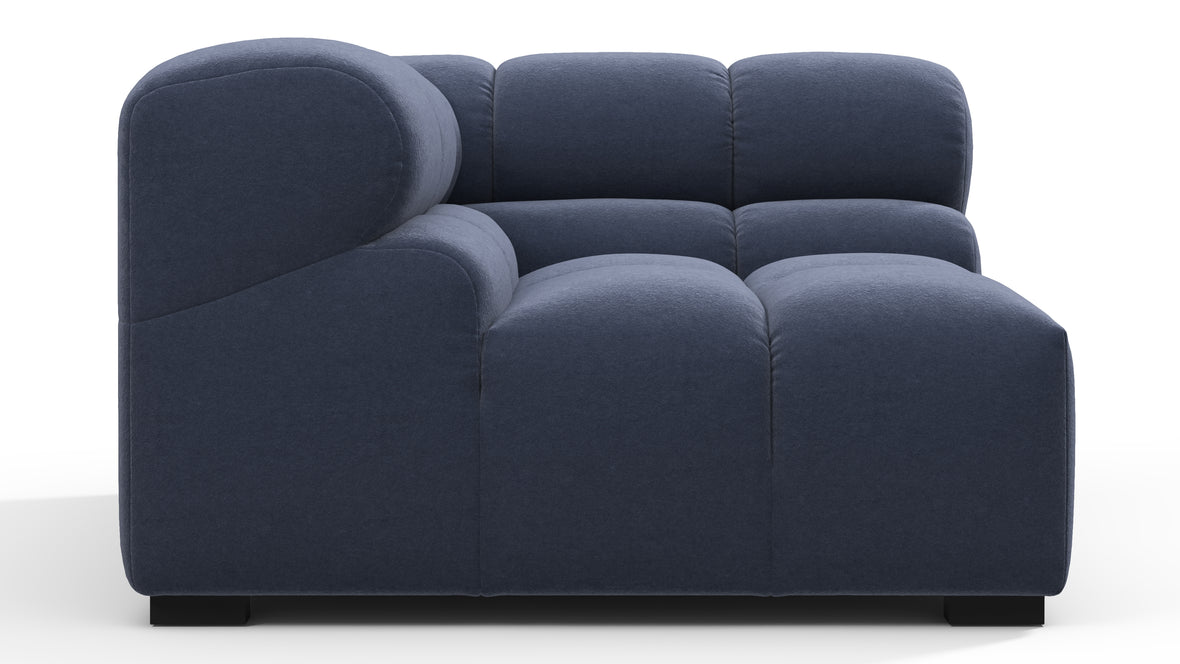 Tufty - Tufty Module, Left Corner, Royal Blue Wool