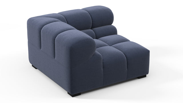 Tufty - Tufty Module, Left Corner, Royal Blue Wool