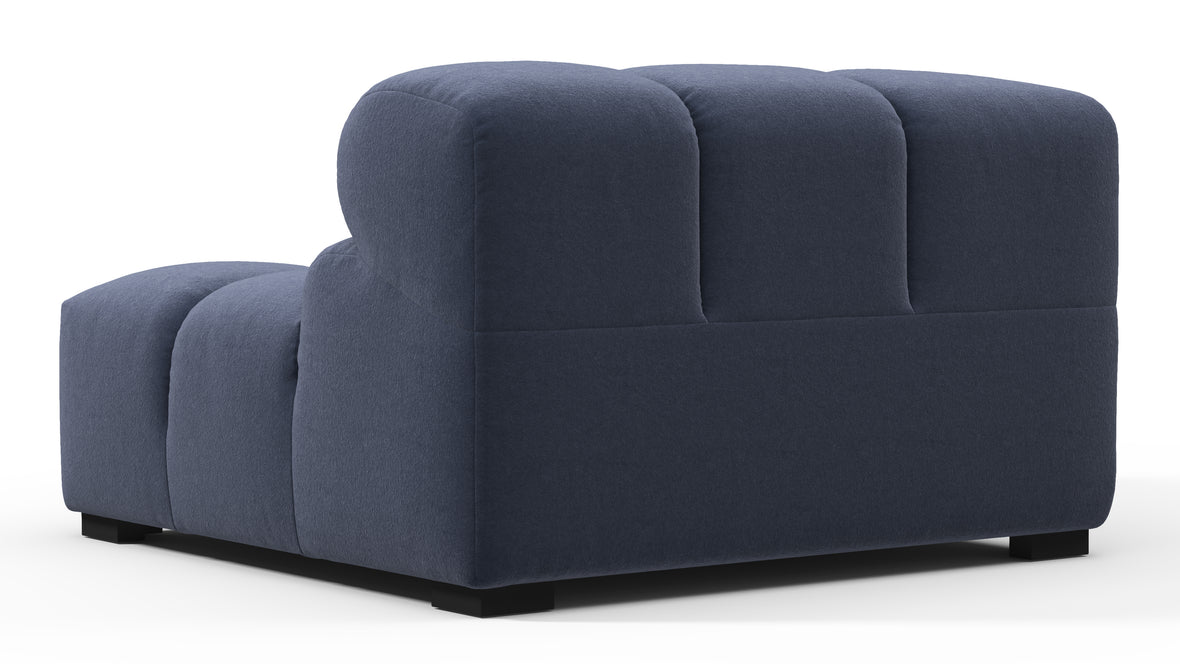 Tufty - Tufty Module, Left Corner, Royal Blue Wool