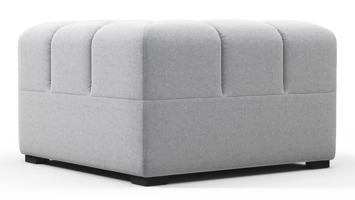 Tufty - Tufty Module, Right Corner, Light Gray Wool