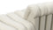 DS 600 - DS 600 Double Sided Curved Sectional, Cream Vegan Leather