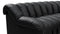 DS 600 - DS 600 Small Open End Sofa, Right, Black Vegan Leather