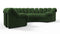 DS 600 - DS 600 Sectional, U Shape, Tarragon Vegan Suede