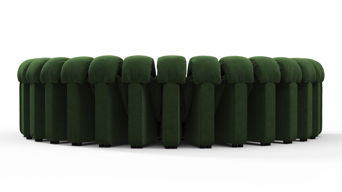 DS 600 - DS 600 Sectional, U Shape, Tarragon Vegan Suede