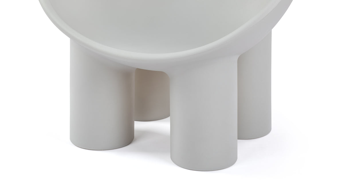 Roly Poly - Roly Poly Indoor/Outdoor Chair, Warm Gray