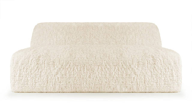 Iona - Iona Two Seater Module, White Long Hair Sherpa