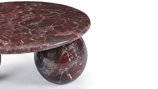 Mya - Mya Coffee Table, Rosso Levanto Marble