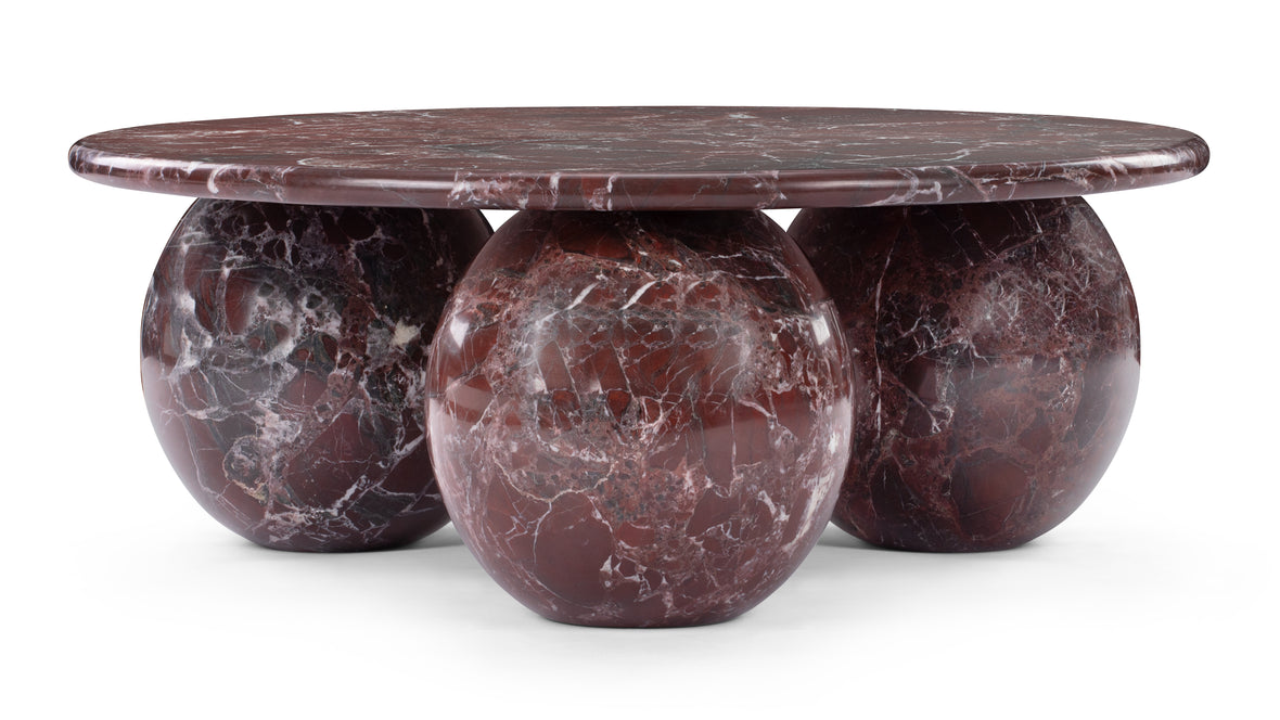 Mya - Mya Coffee Table, Rosso Levanto Marble