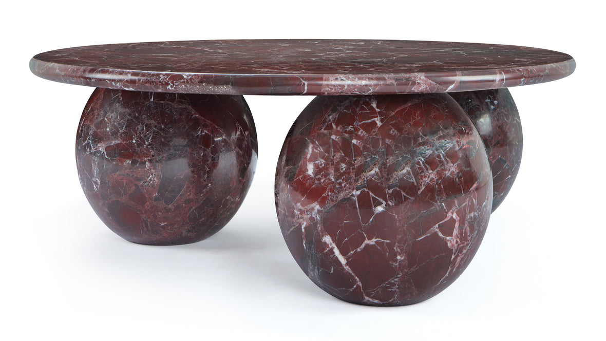 Mya - Mya Coffee Table, Rosso Levanto Marble