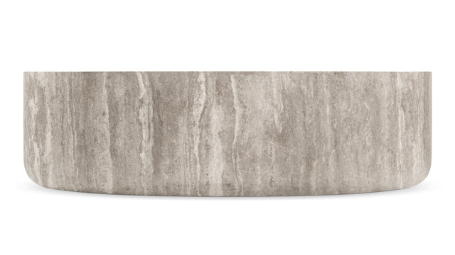 Toren - Toren Coffee Table, Silver Travertine