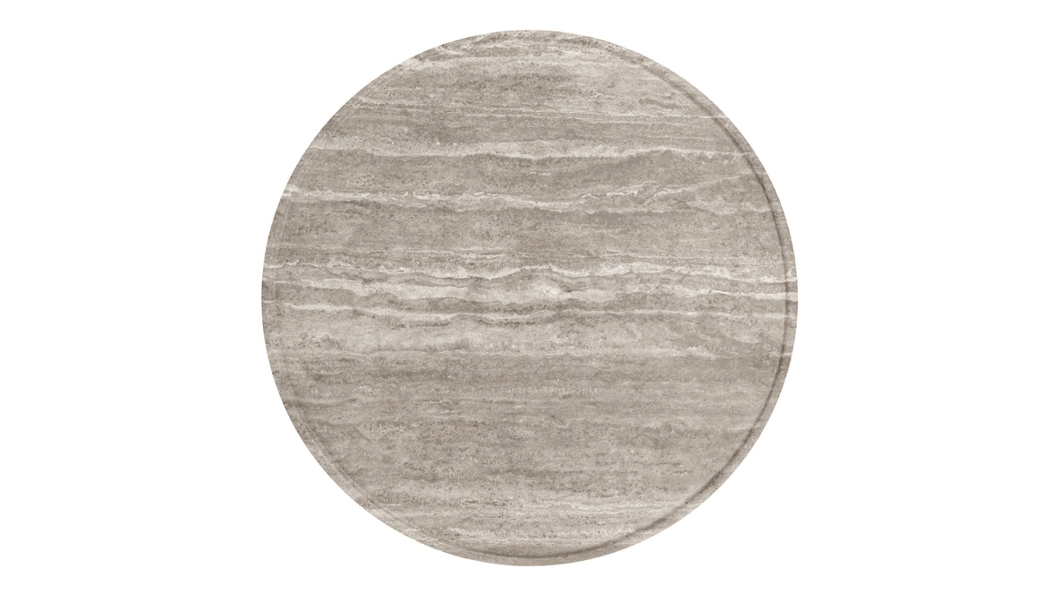 Toren - Toren Coffee Table, Silver Travertine