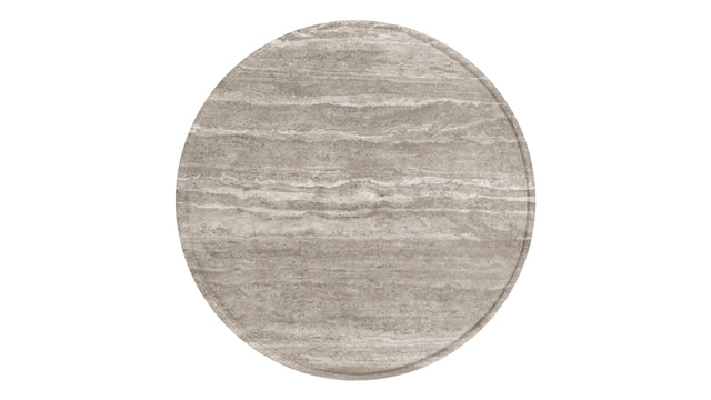 Toren - Toren Coffee Table, Silver Travertine