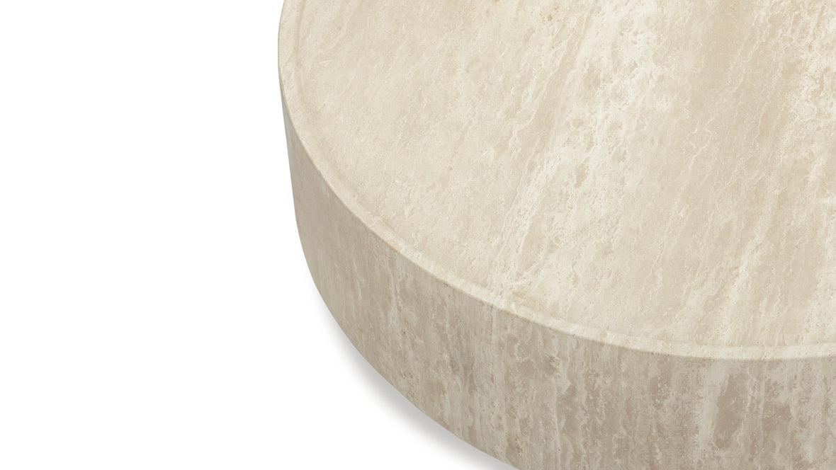 Toren - Toren Coffee Table, Beige Travertine