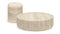Toren - Toren Side Table, Travertine