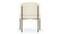 Esme - Esme Dining Chair, Luxe Sherpa and Brushed Brass