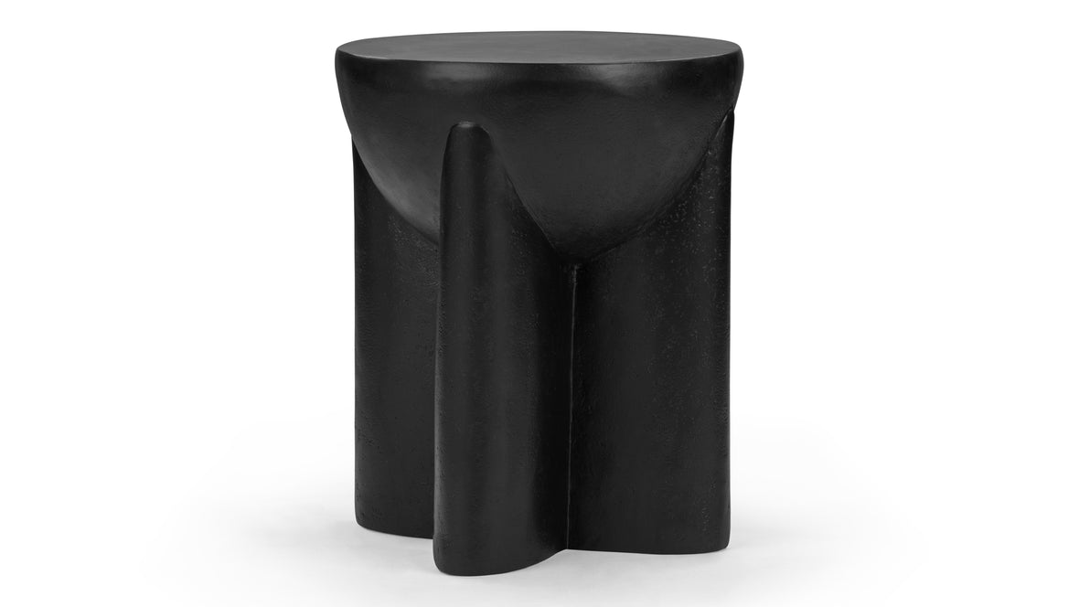 Alto - Alto Indoor/Outdoor Side Table, Black Concrete
