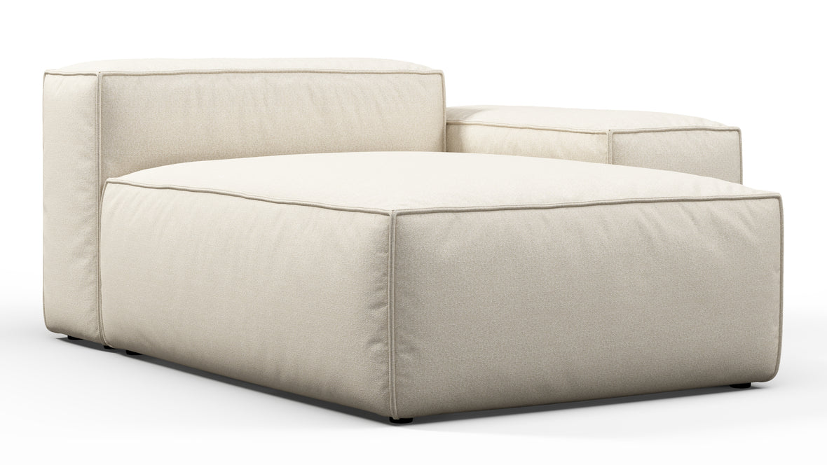Andes - Andes Outdoor Module, Right Arm Chaise, Natural Textured Weave