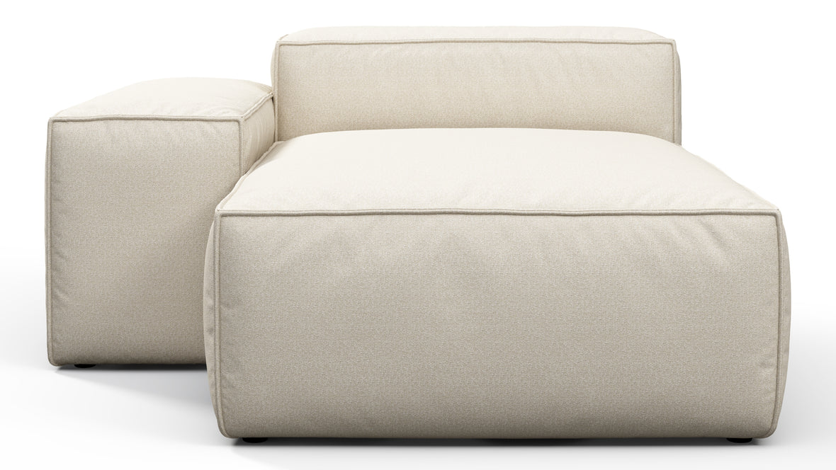 Andes - Andes Outdoor Module, Left Arm Chaise, Natural Textured Weave