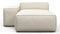 Andes - Andes Outdoor Module, Left Arm Chaise, Natural Textured Weave